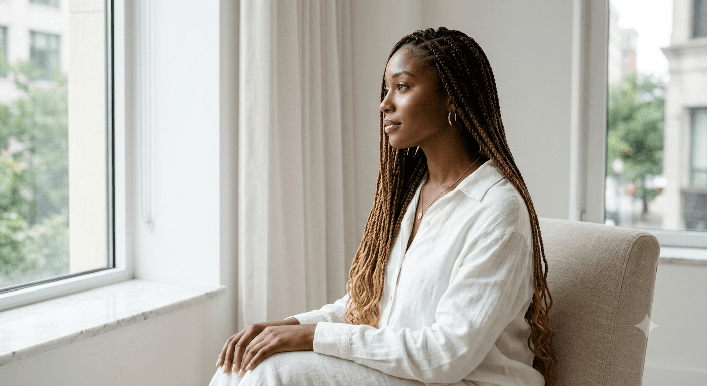 Beautiful braided style by Styled by Favour